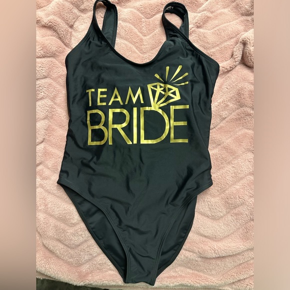 TEAM BRIDE bathing suit - Picture 1 of 2